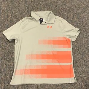 Kids Under Armour golf polo